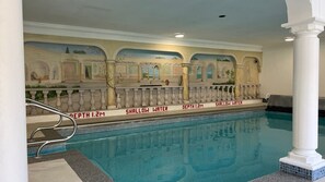 Indoor pool, a heated pool