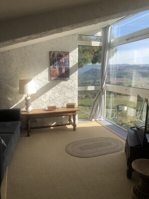 Smart-tv, pejs, dvd-afspiller, bordtennisbord