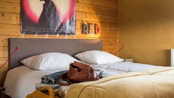 2 Schlafzimmer, schallisolierte Zimmer, Bügeleisen/Bügelbrett