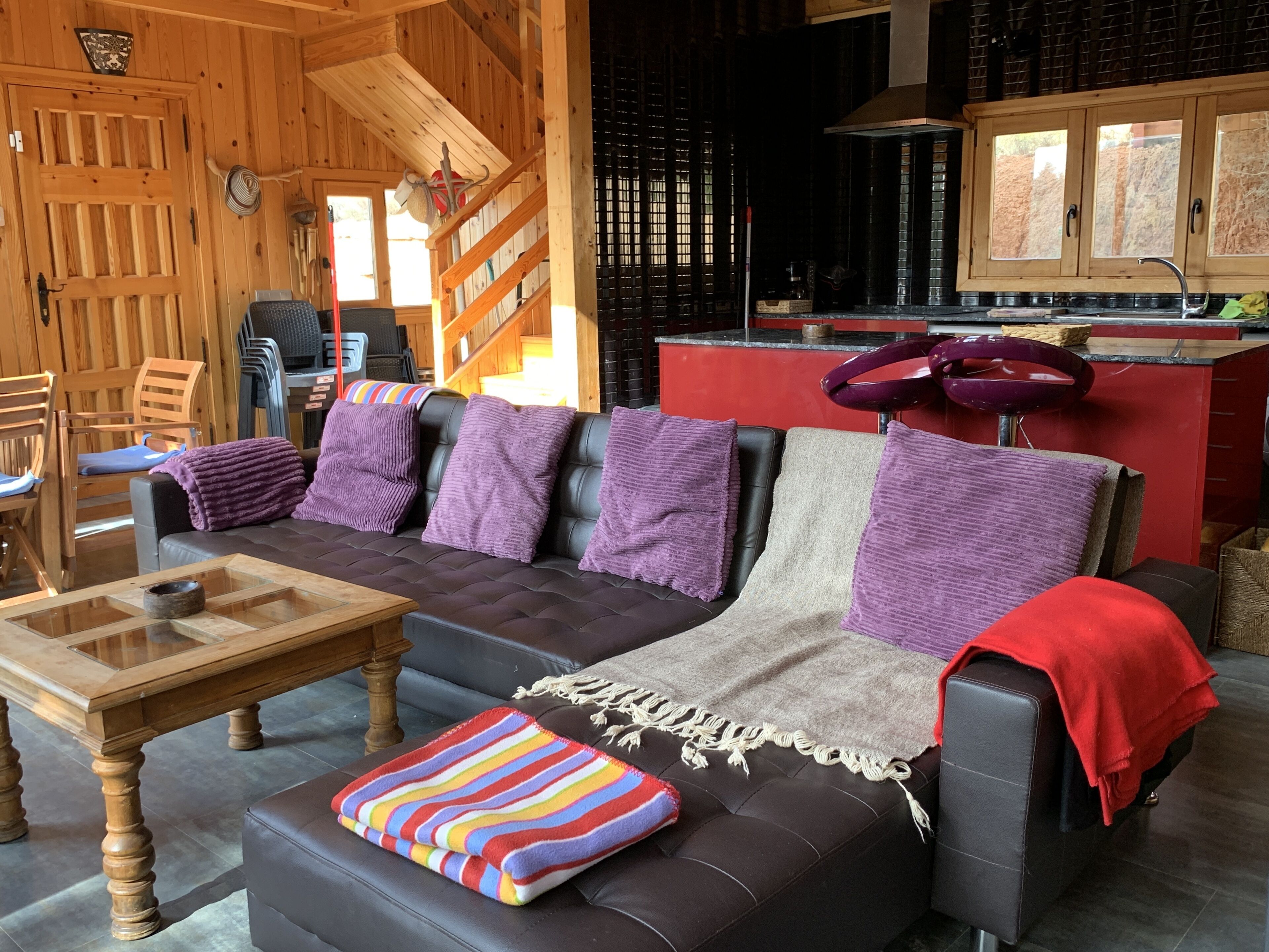 Wooden house in the Alto Tajo