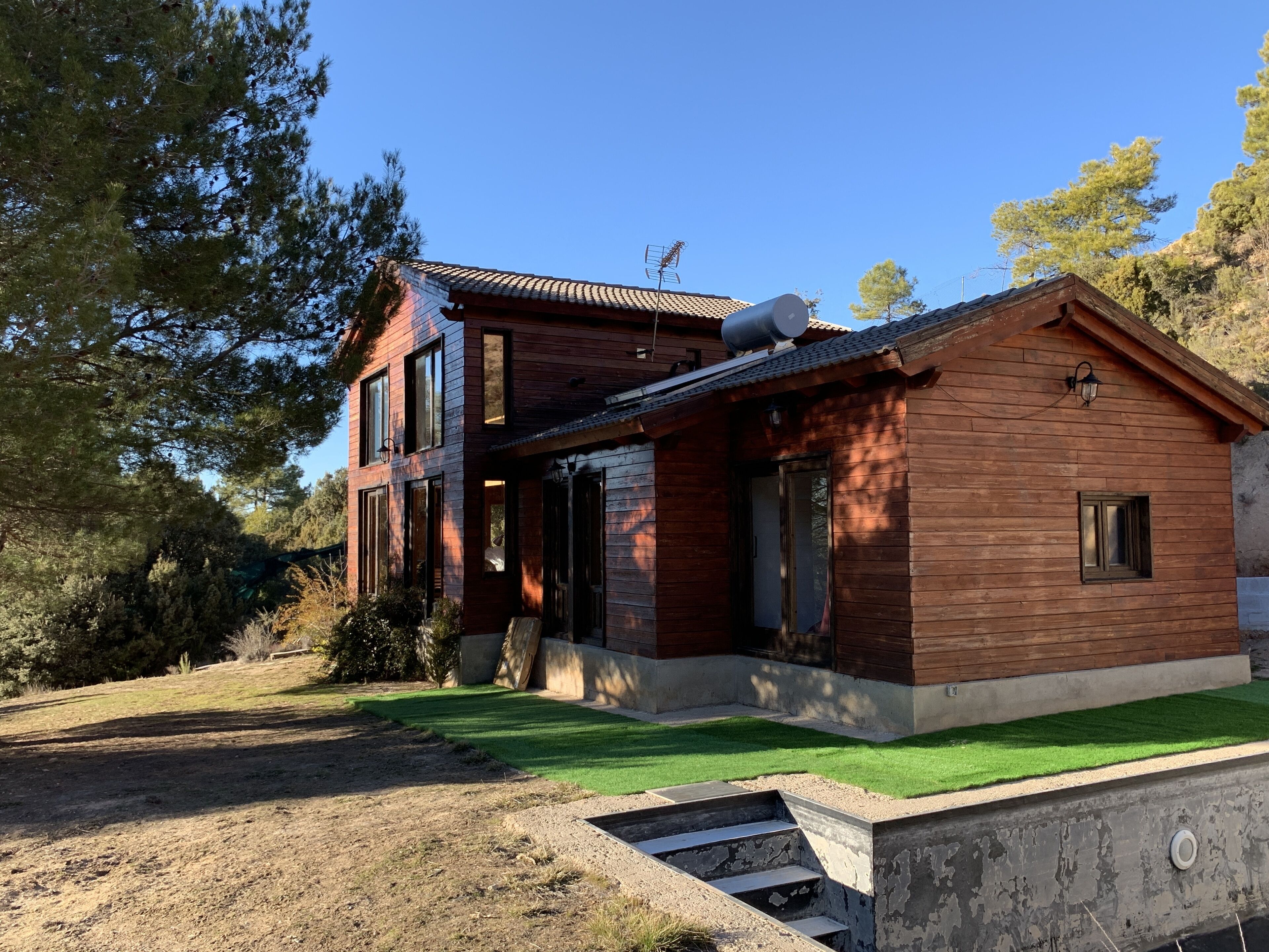 Wooden house in the Alto Tajo