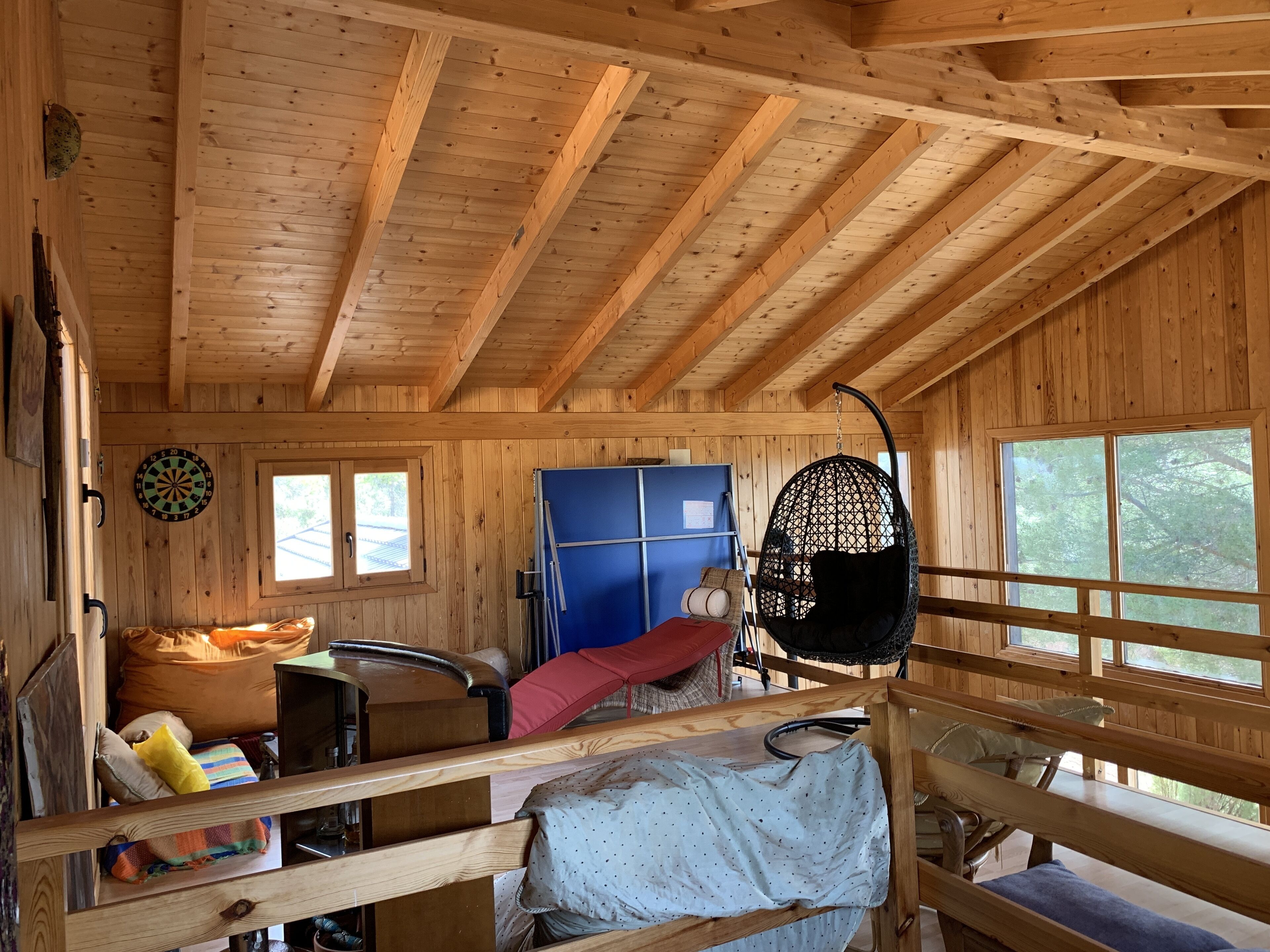 Wooden house in the Alto Tajo