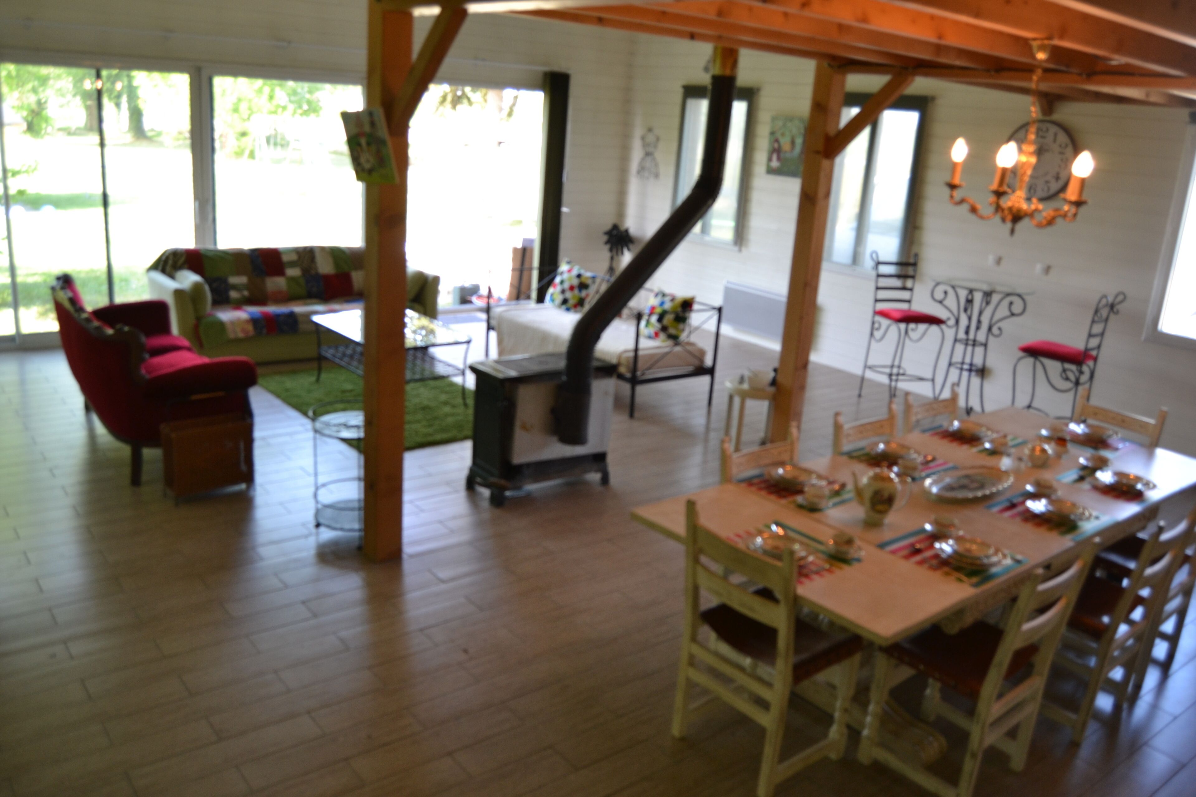 The peaceful countryside corner in the loire valley