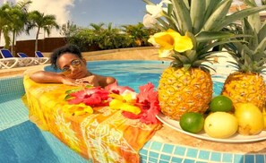 Outdoor pool - Prestige Villa Cristal with Ocean View and Tropical Garden (Las Galeras)