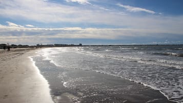 Vlak bij het strand
