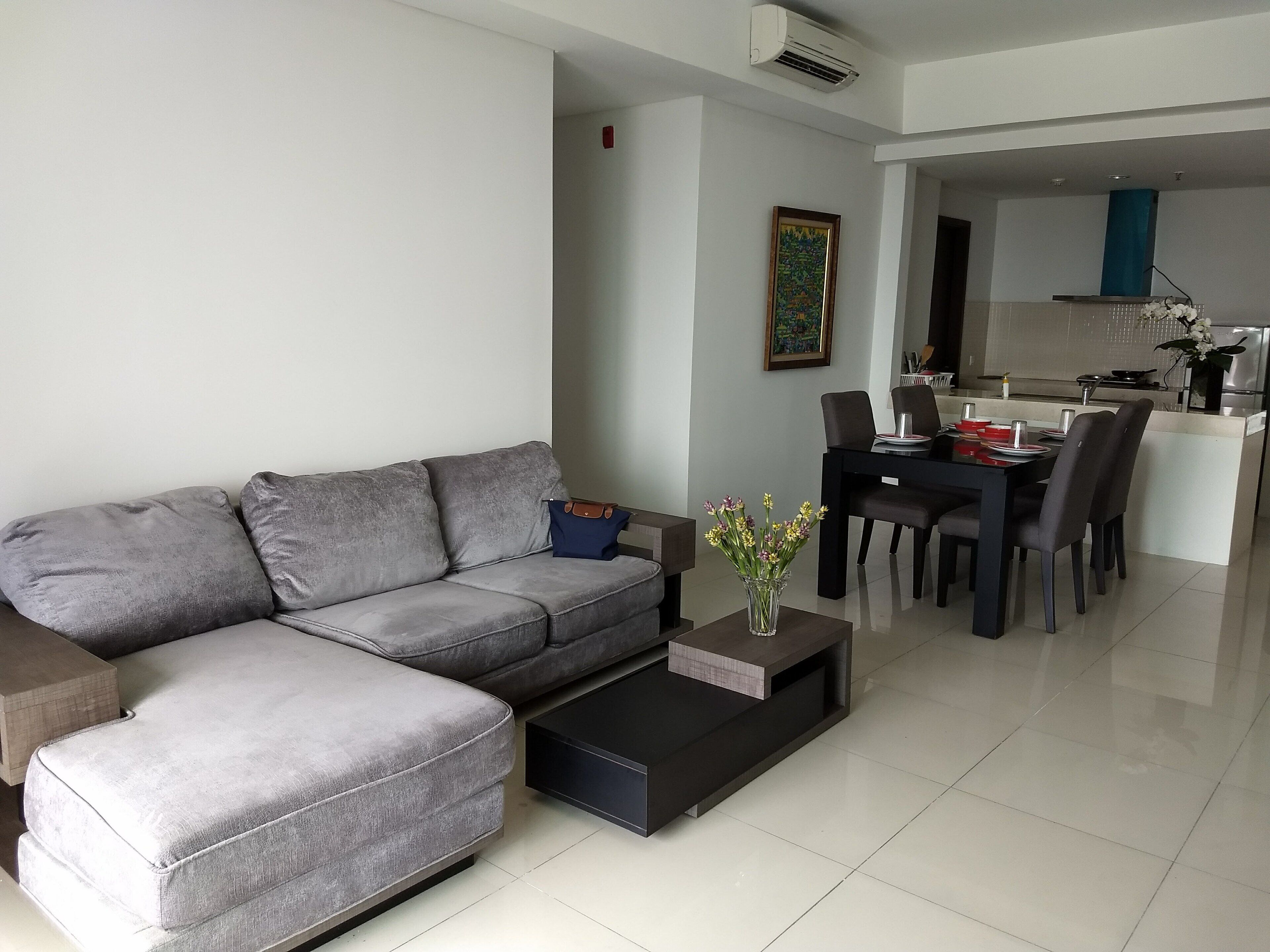 Charming Minimalist 3 Bedroom Apartment in St Moritz Puri Indah