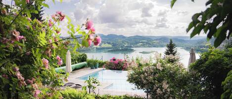 Una piscina riscaldata