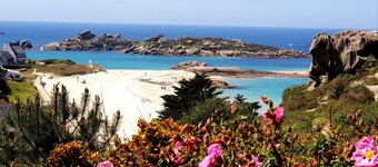 SUPER OFFER 5 MNS FROM THE SEA. ARTIST'S HOUSE IN A GREEN SETTING.