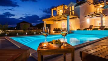 Una piscina climatizada