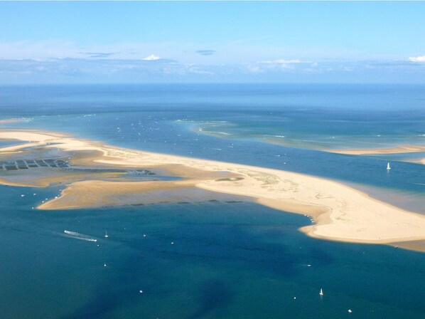 Vlak bij het strand