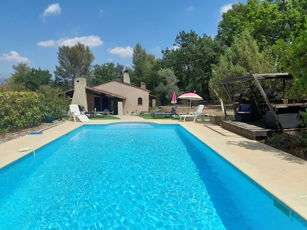Outdoor pool - Villa with private pool ideally located to explore from mountain to sea resorts (Tourrettes , Var)