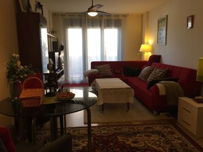 Télévision, livres, chaîne hi-fi