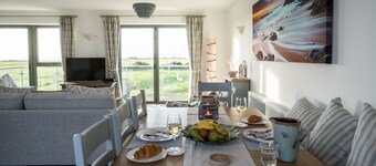 Luxury three-bed house with panoramic sea views near Salcombe, Devon