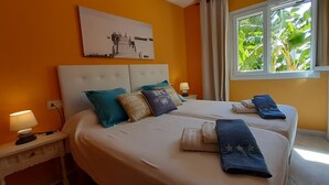 3 soverom, strykejern/-brett, wi-fi og sengetøy