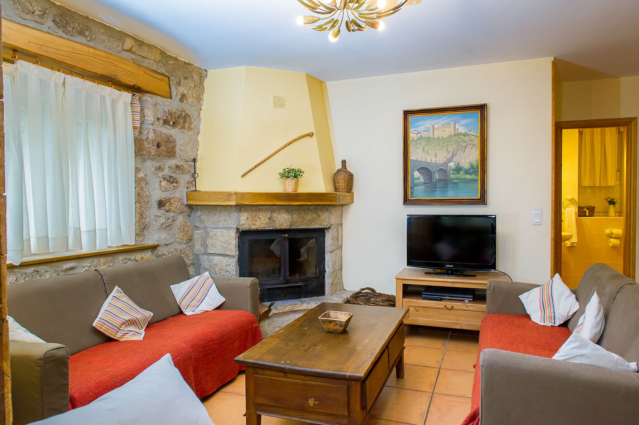 Rural house with two floors for 7 people 