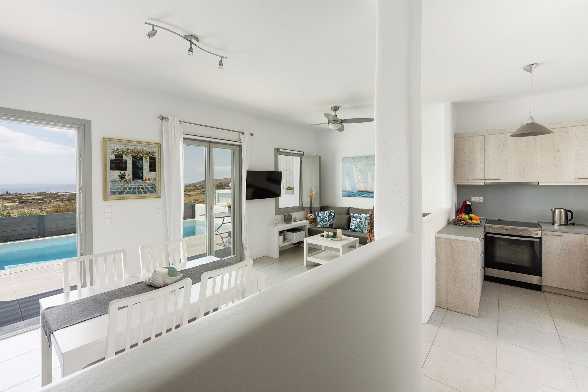 Seascape Indigo: Elegant residence with private pool & sea view - Paros