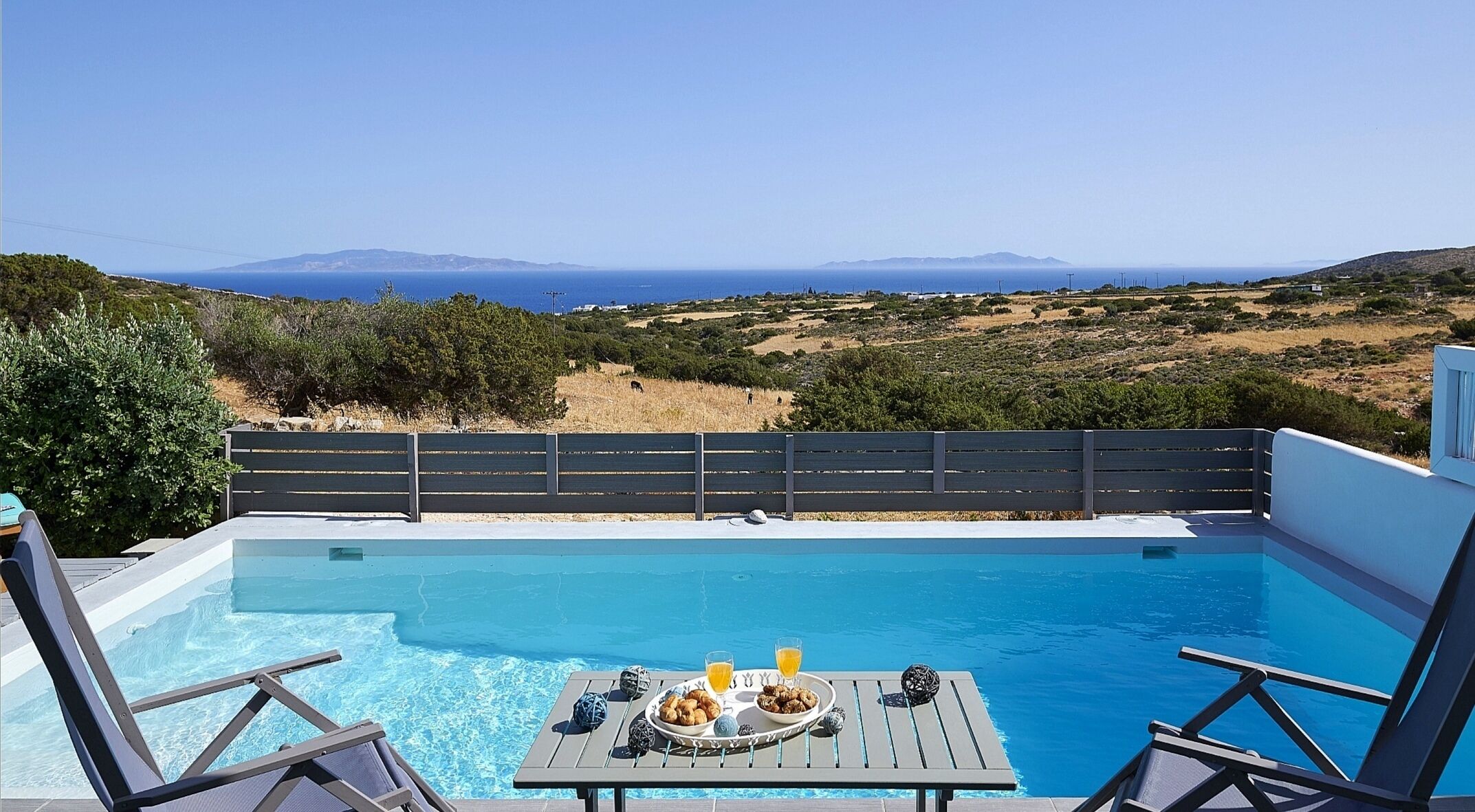 Seascape Indigo: Elegant residence with private pool & sea view - Paros