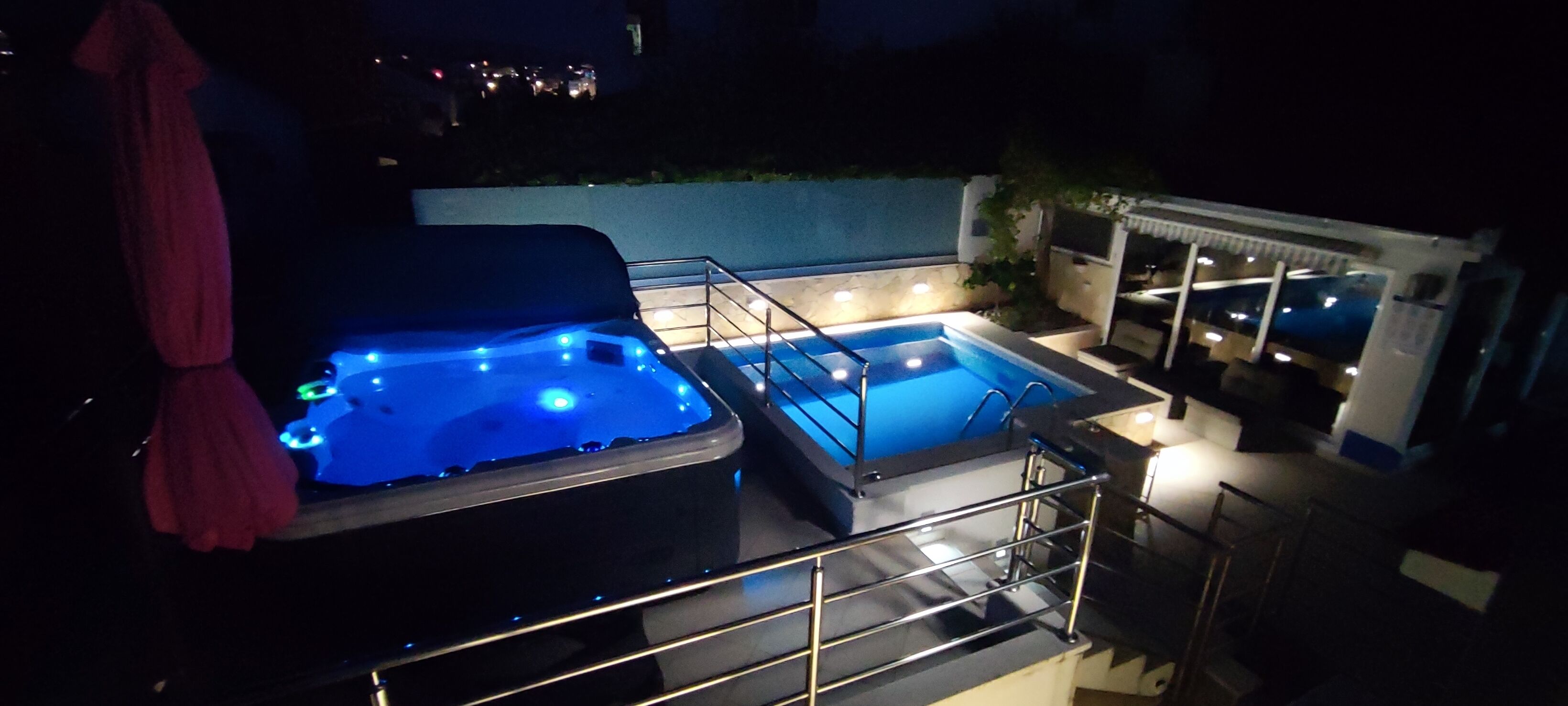 Bain à remous extérieur