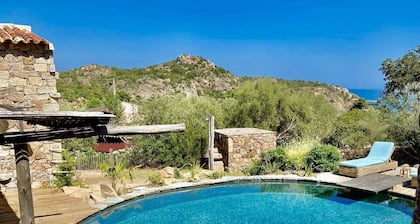 Palombaggia Strand Porto Vecchio Stein Schafstall, Meerblick, Traum, Charme ...