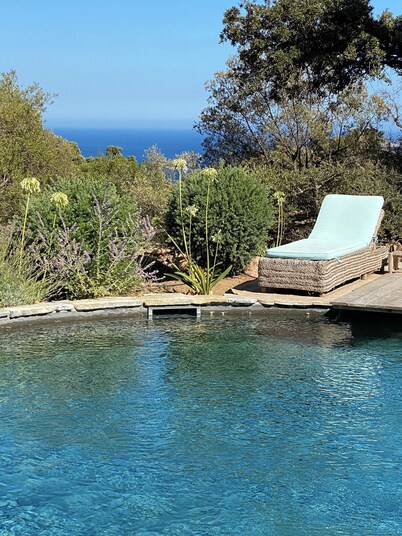 Palombaggia beach porto vecchio stone sheepfold, sea view, dream, charm ...