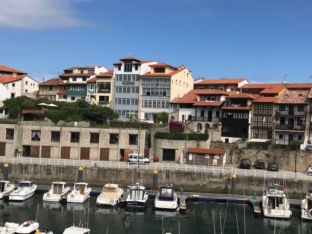 House and garden center Llanes, port, beach