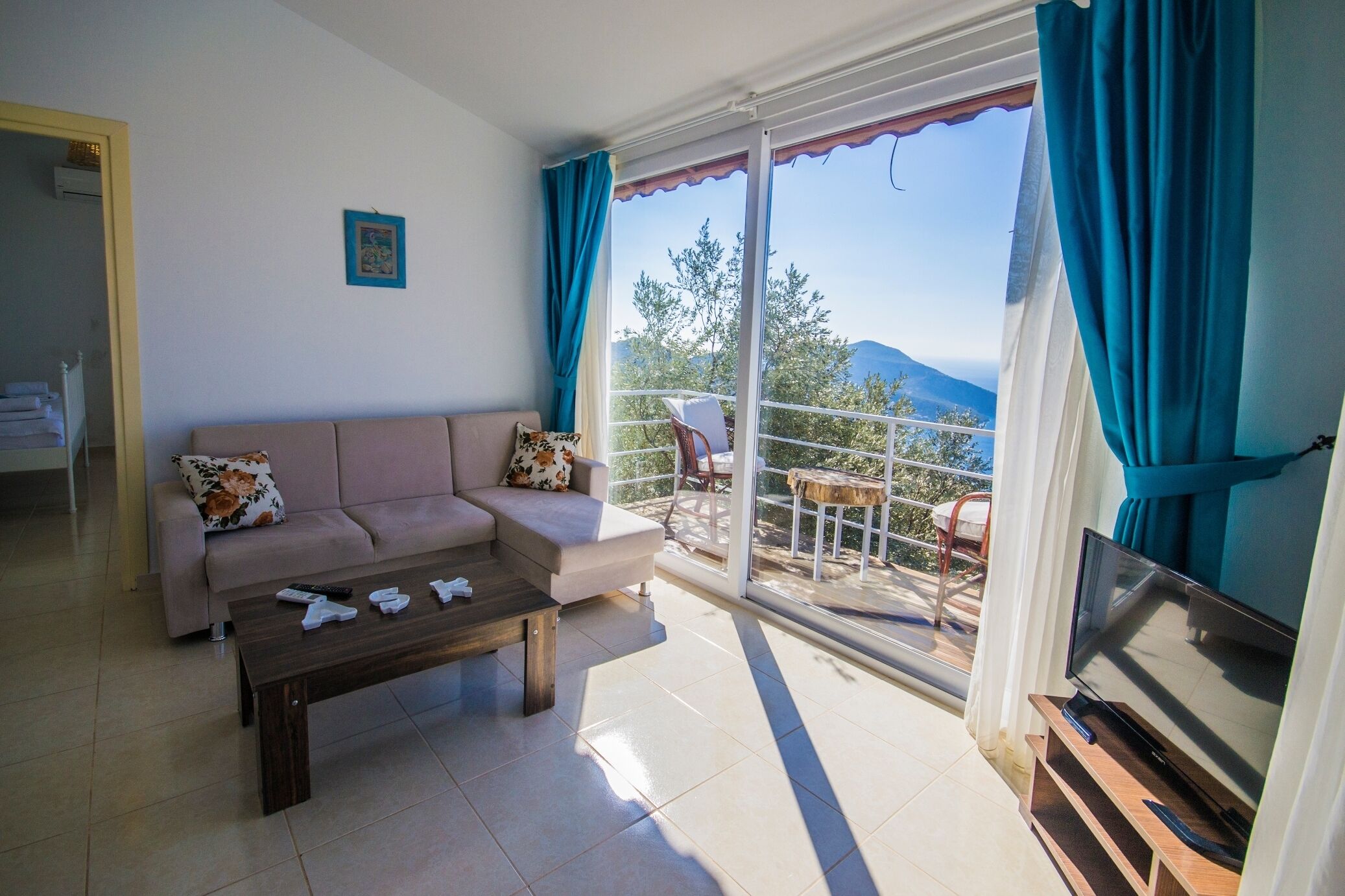 Secluded Honeymoon Villa in Kalkan,with Spectacular Views, Sleeps 2