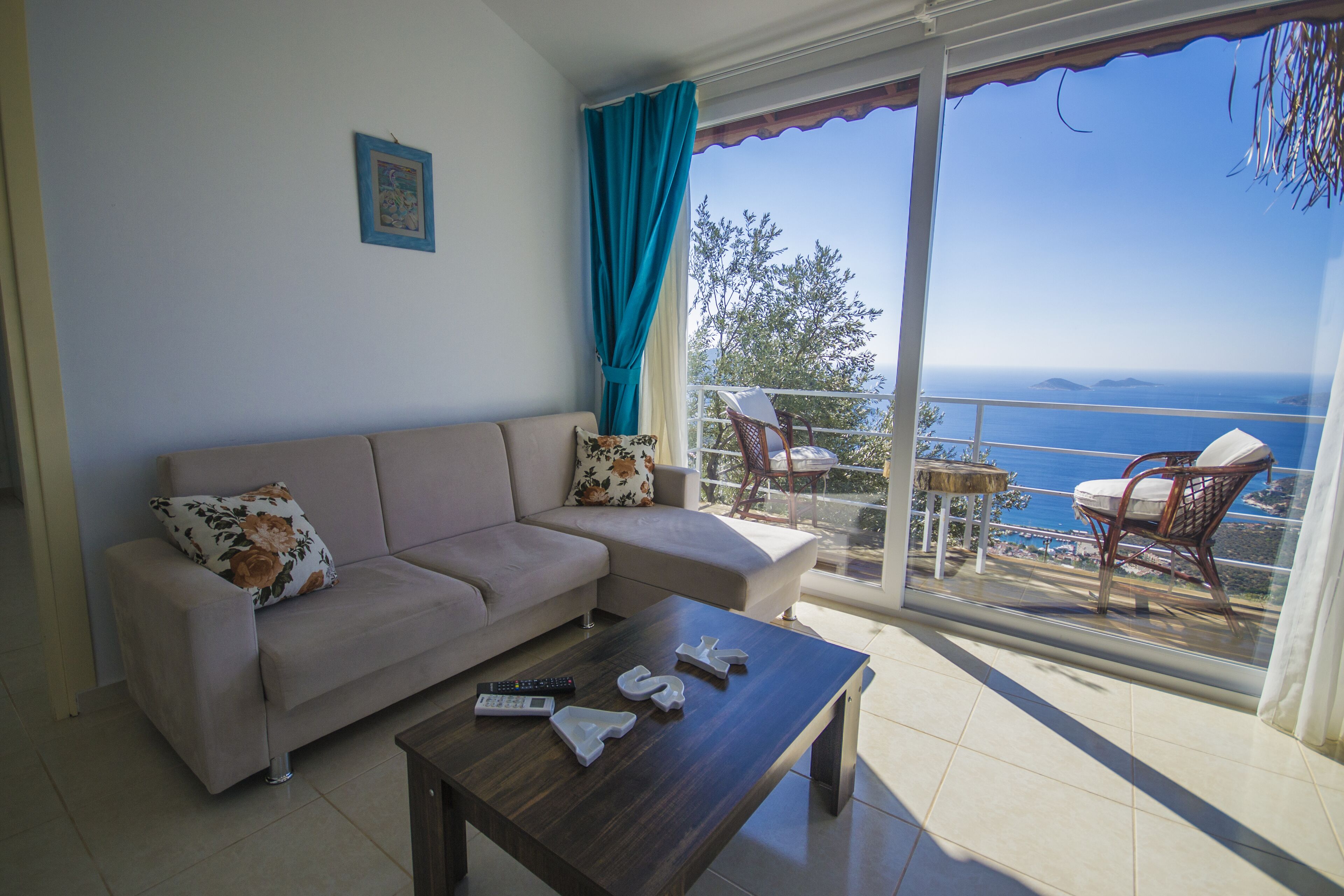 Secluded Honeymoon Villa in Kalkan,with Spectacular Views, Sleeps 2