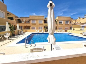 Outdoor pool - Ground Floor Apartment in Palomares with Communal Pool (Palomares Almeria)