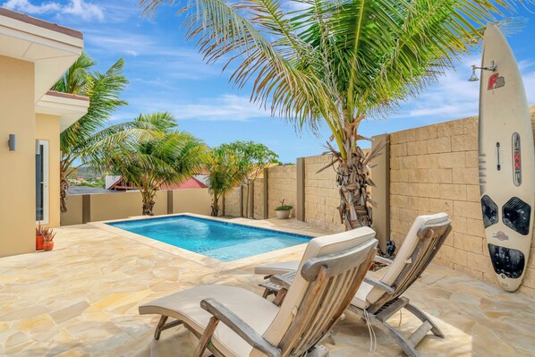 Alberca al aire libre 