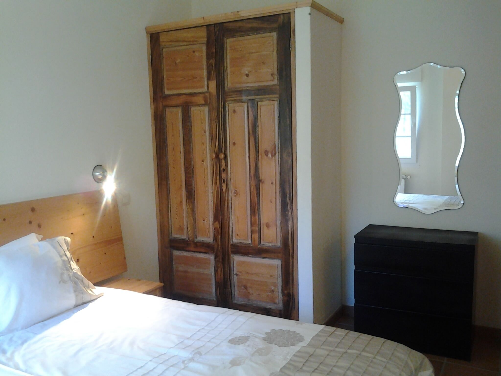 Suite for three in converted barn on ground floor