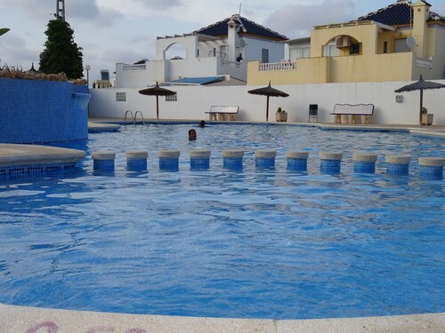 Villa Mirador de los Balcones with terrace, barbecue and community pool