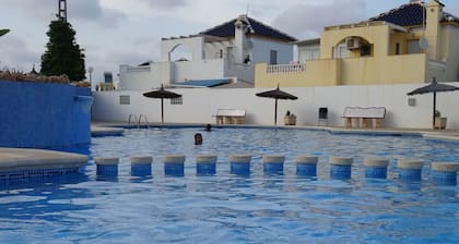 Villa Mirador de los Balcones with terrace, barbecue and community pool