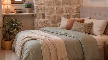 1 bedroom, iron/ironing board, travel crib, free WiFi