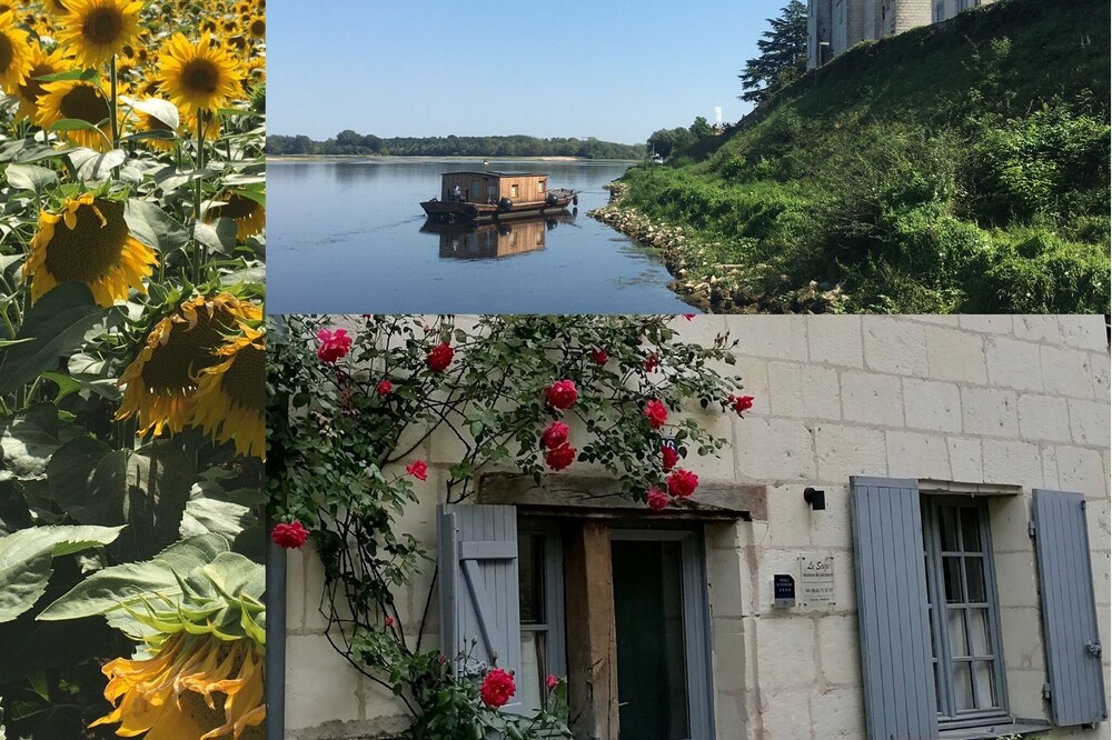 Stunning home in the beautiful village of Montsoreau in the Loire Valley.