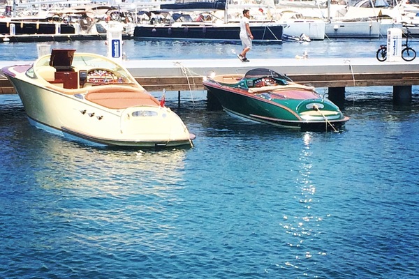motorboats at the marina