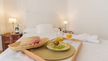 1 bedroom, desk, iron/ironing board, travel cot