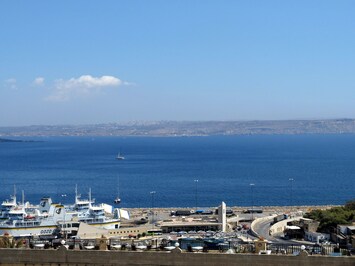 Panoramic ocean view from the balcony.