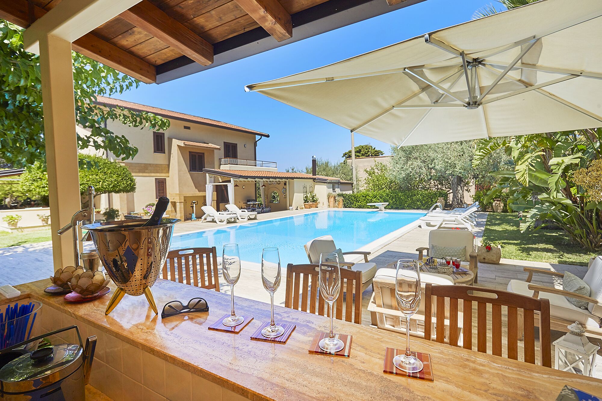 Piscina all'aperto