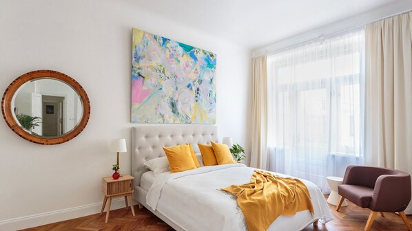 1 Schlafzimmer, Bügeleisen/Bügelbrett, Reisekinderbett, kostenloses WLAN