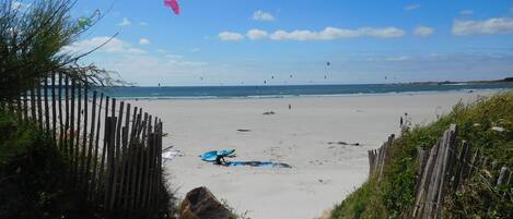 On the beach