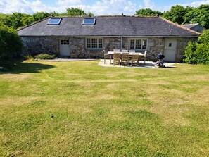 Exterior - Large historic barn conversion on smallholding with alpacas, goats and pigs (Lanner,)