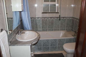 Towels, soap, toilet paper