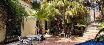 Manor house with large tropical garden, swimming pool and spectacular views.