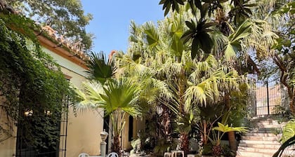 Manor house with large tropical garden, swimming pool and spectacular views.