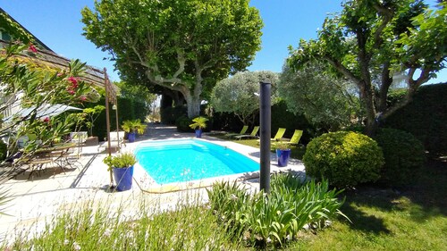 An Old Mas in Provence, Sun and Swimming Pool