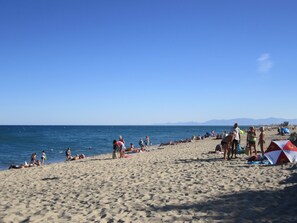 On the beach