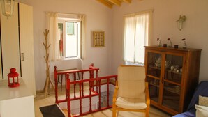 Living area - Andrea's loft flat in the heart of the old town (Corfu)
