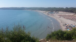 Beach nearby, sun-loungers