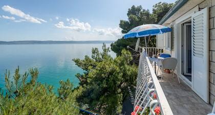 Stone forest villa in small dalmatian village Pisak