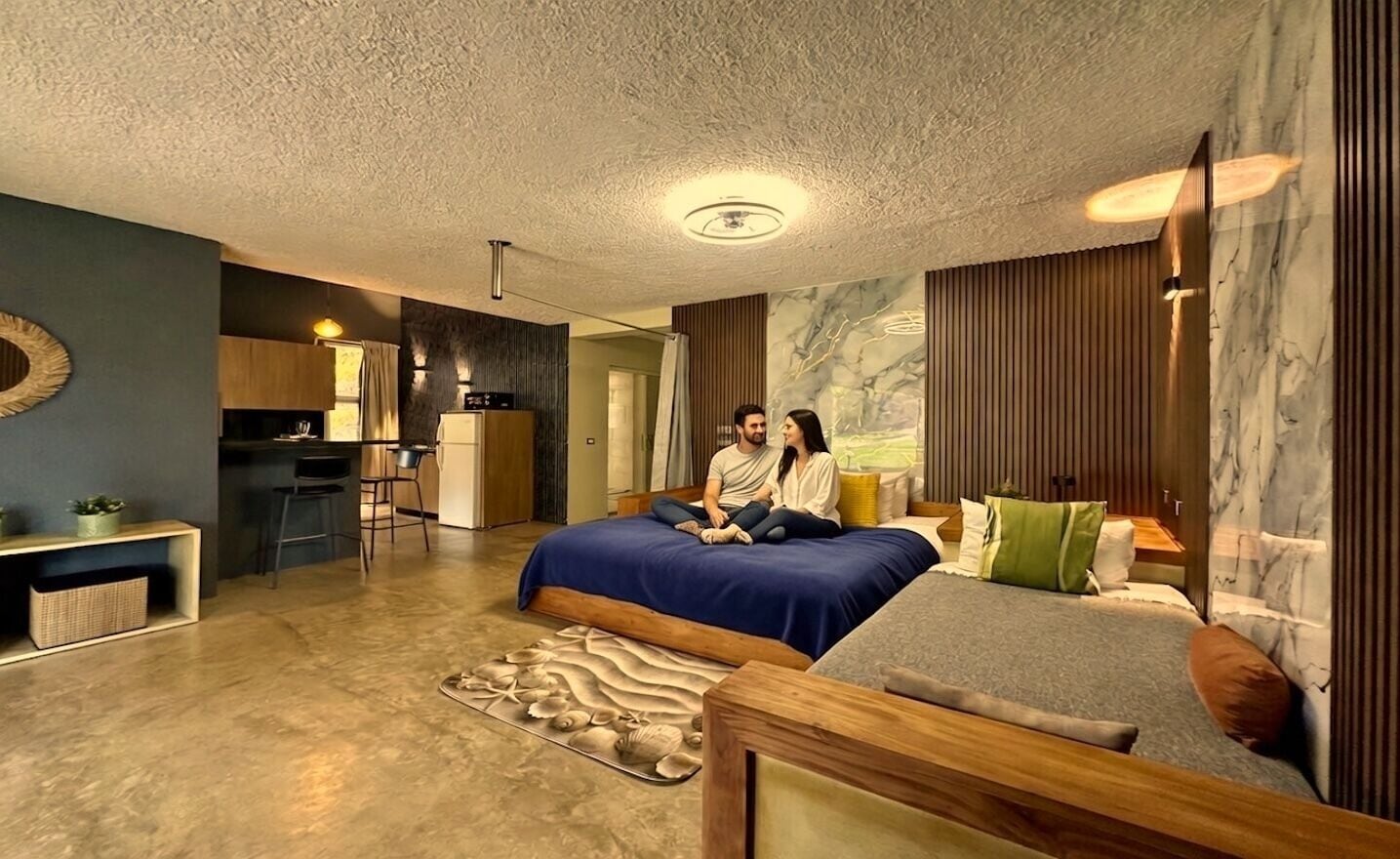 2 bedrooms, in-room safe, iron/ironing board, WiFi